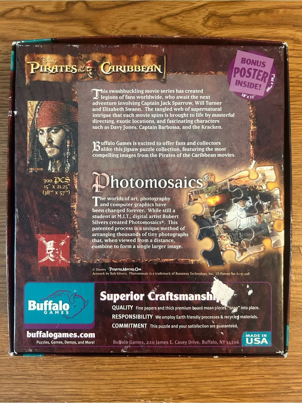 Pirates of the Caribbean Jack Sparrow Puzzle